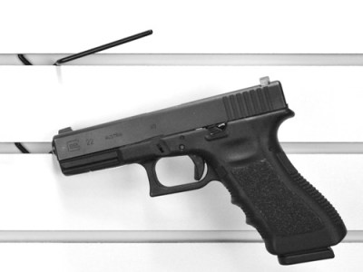 GSS SLATWALL SNIPER RIGHT HAND – PULL PISTOL DISPLAY 10-PACK