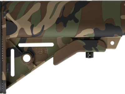 B5 SYSTEMS SOPMOD STOCK – MIL-SPEC WOODLAND