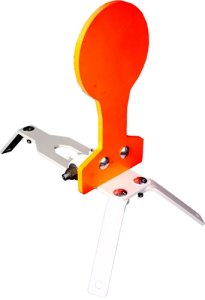 AR-MOR AR500 SPRINGER TARGET – 3/8″ THICK STEEL 6″ ROUND TRGT