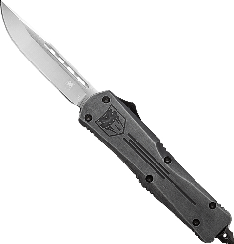COBRATEC SMALL FS3 OTF – STONEWASH 3″ D2 DROP POINT