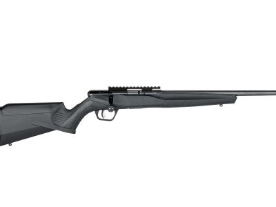SAVAGE ARMS B17 17HMR BL/SYN 16.25″ THD