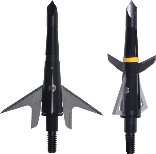 SWHACKER BROADHEAD HYBRID – 4-BLADE 100GR 1.75″ CUT BLEEDR