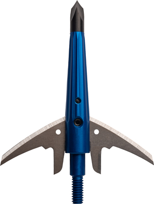 SWHACKER BROADHEAD LEVI MORGAN – 2-BLD CURVED 100GR 2″ CUT 3PK