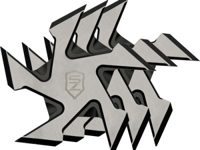 SZCO SIERRA ZULU 4″ BUZZSAW – THROWING STAR SET 3PACK W/SHTH