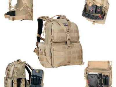 GPS TACTICAL RANGE BACKPACK – W/WAIST STRAP TAN NYLON