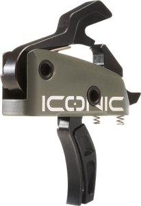 RISE TRIGGER ICONIC GREEN – 2-STAGE 1.25/1.75 AR-15 W/PIN