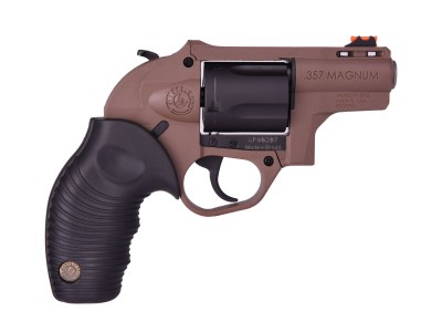 TAURUS 605 POLY 357M BLK/BROWN 5SH 2″