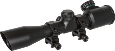 TRUGLO CROSSBOW SCOPE 4X32 – BLACK WITH RINGS