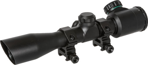 TRUGLO CROSSBOW SCOPE 4X32 – BLACK WITH RINGS