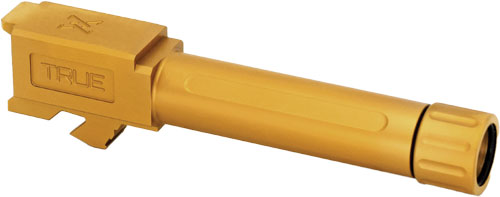 TRUE PRECISION FOR GLOCK 26 – BARREL THREADED GOLD TIN