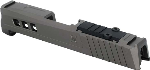 TRUE PRECISION SIG P365 SLIDE – W/RMS CUT & PLATE STEALTH GREY