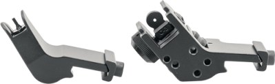 JE FIXED FRONT/REAR SIGHT – 45 DEGREE OFFSET ALUMINUM BLK