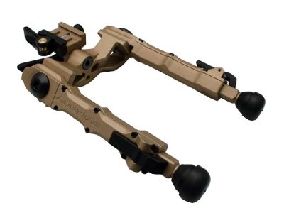 ACCU-TAC BIPOD WIDE BODY RIFLE – 7.5″ MAX HEIGHT PICATINNY TAN