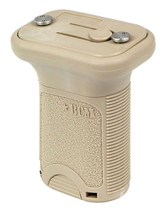 BCM VERTICAL GRIP SHORT FDE – FITS KEYMOD RAILS