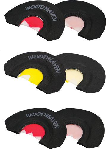 WOODHAVEN CUSTOM CALLS PURE – TURKEY 3-PACK MOUTH CALLS
