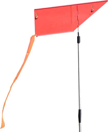 MTM WIND READER SHOOTING RANGE – FLAG ORANGE W/FLAG AND STAKE
