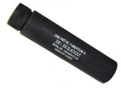 GUNTEC AR308 FAKE SUPPRESSOR – 5.5″ 5/8X24 THREADS BLACK