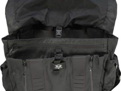 GREY GHOST GEAR WANDERER BAG – 2.0 WAXED CANVAS BLACK