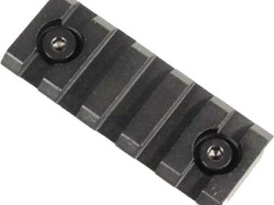 GUNTEC REMOVABLE ACCY RAIL – 2″ KEYMOD BLACK