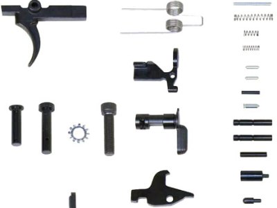 GUNTEC COMPLETE LOWER PARTS – KIT AR15 “WITHOUT GRIP”