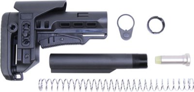 GUNTEC MULTI CAL COLLAPSIBLE – STOCK SET W/ADJ CHEEK RISER