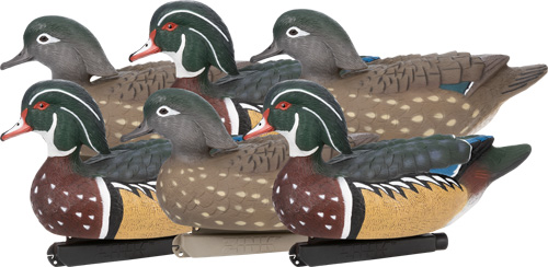 ZINK FLOATER DECOYS WOOD DUCK – 6 PACK