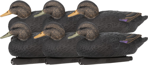 ZINK FLOATER DECOYS BLACK DUCK – 6 PACK