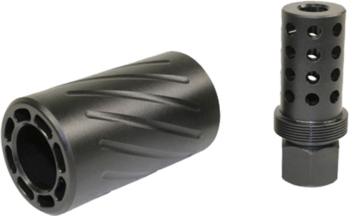 GUNTEC AR15 5.56 MUZZLE BRAKE – W/ QUICK DETACH BLAST SHIELD