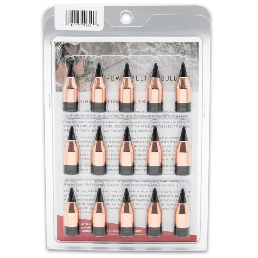 CVA POWERBELT ELR 50CAL 330GR 15PK