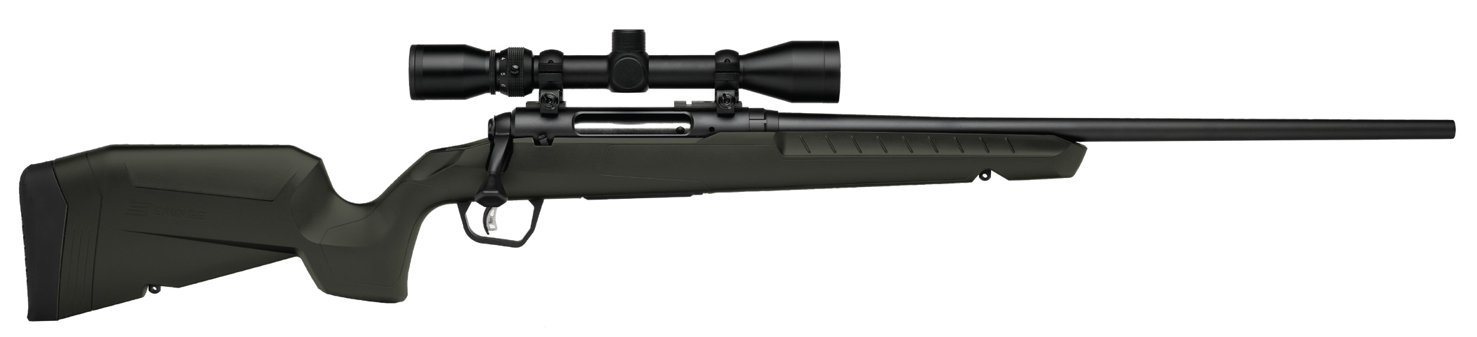 SAVAGE ARMS AXIS 2 25-06 BL/GRN 22″ PKG