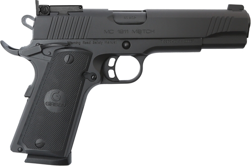 GIRSAN MC1911 MATCH GOV’T – 45ACP ADJ. SGT BLACK