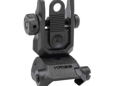 KRISS USA REAR FLIP-UP SIGHT BLK POLY