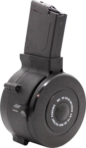 IVER JOHNSON MAGAZINE AR15 – 223 50RD DRUM BLACK POLYMER