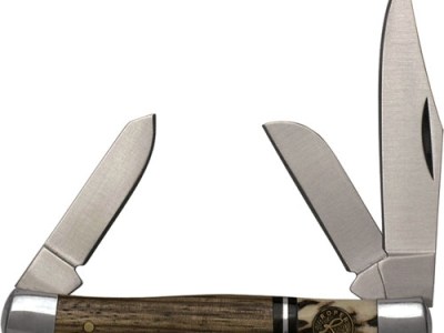 ABKT ROPER SERIES LAREDO STAG – STOCKMAN 3-BLADE WOOD HANDLES