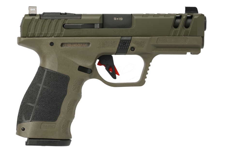 SAR FIREARMS SAR9 CPT GEN3 9MM ODG 4″ 15+1#