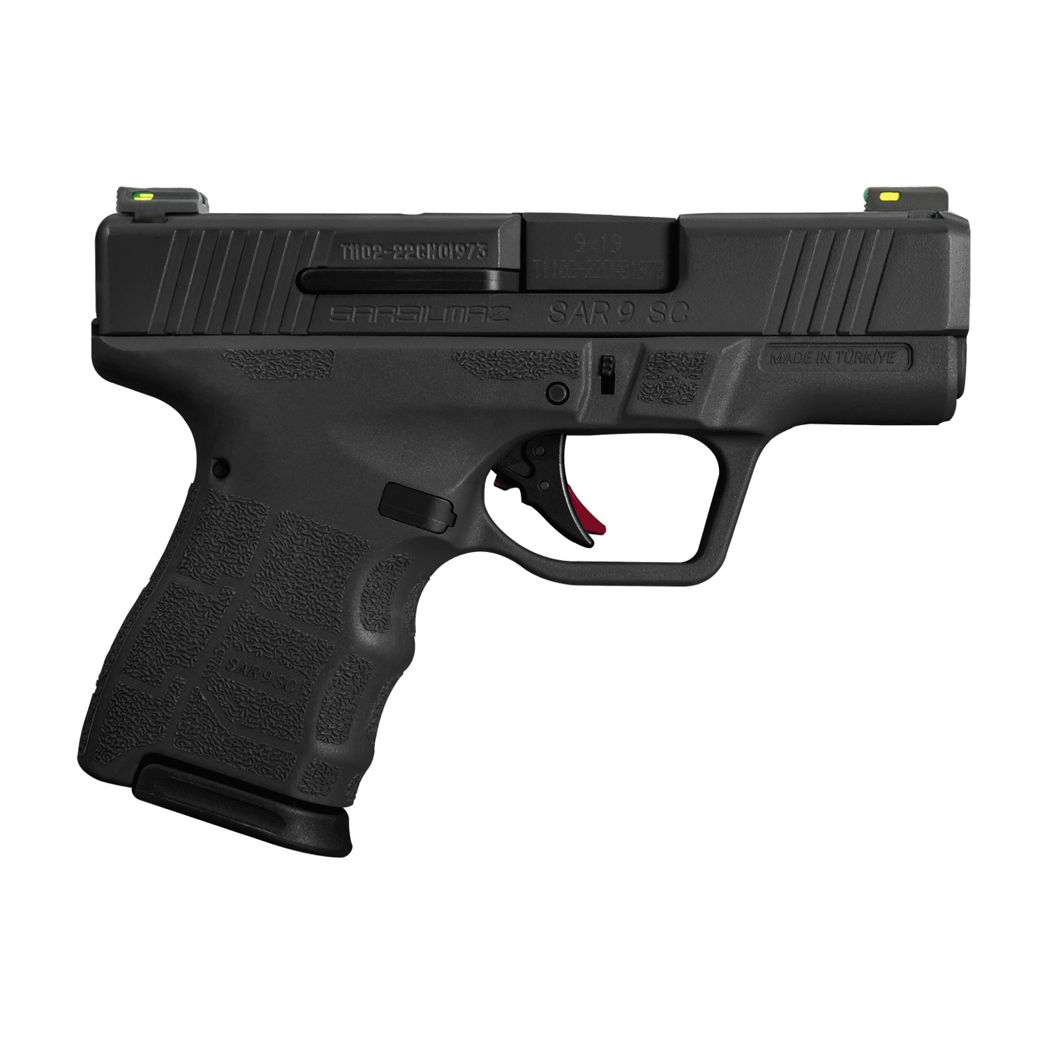 SAR FIREARMS SAR9 SC 9MM BLK 3.3″ 12+1    #