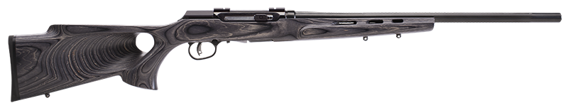 SAVAGE ARMS A22 22LR BL/LAM 22″ T’HOLE STK