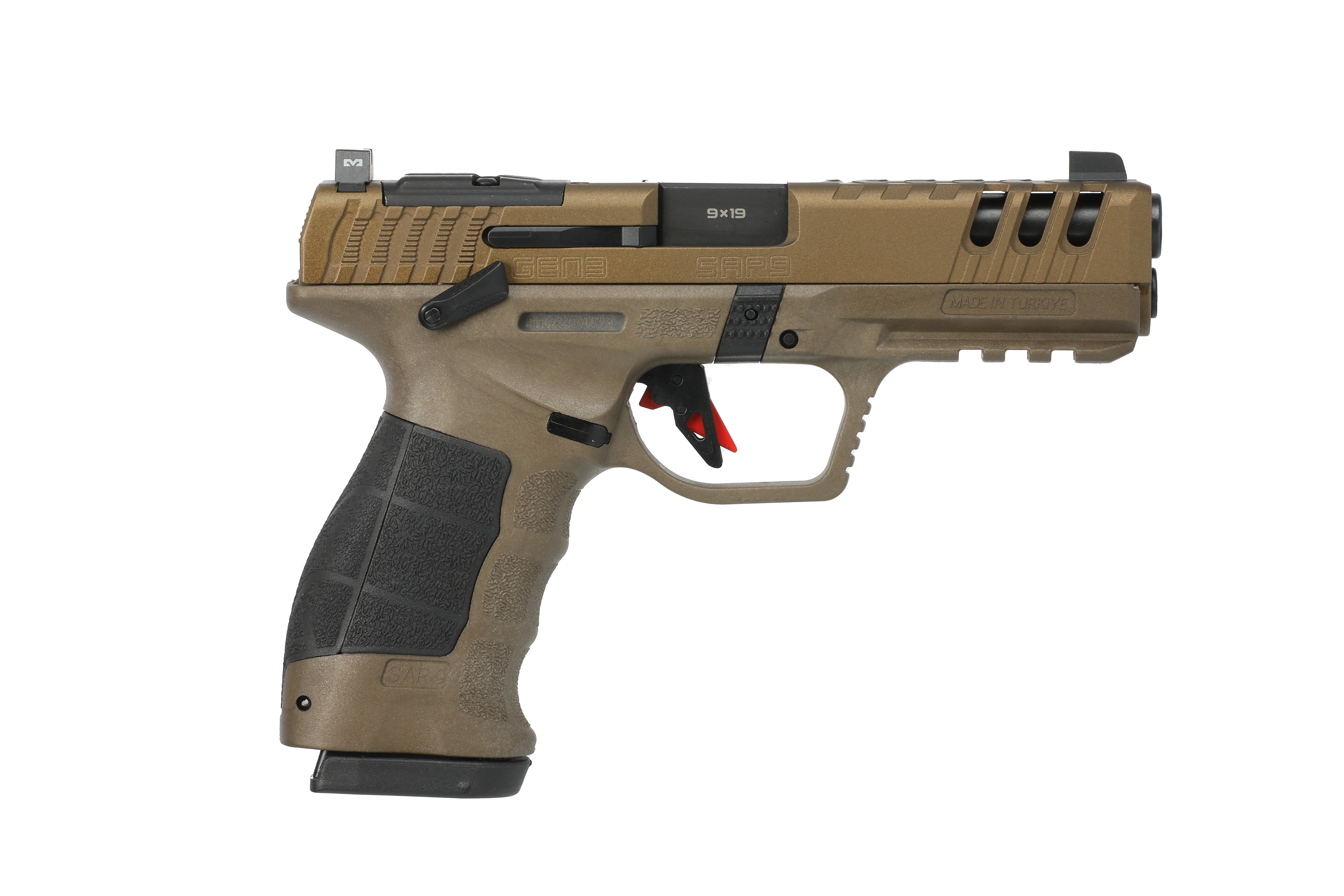 SAR FIREARMS SAR9 GEN3 9MM BRZ 4.4″ 17+1  #
