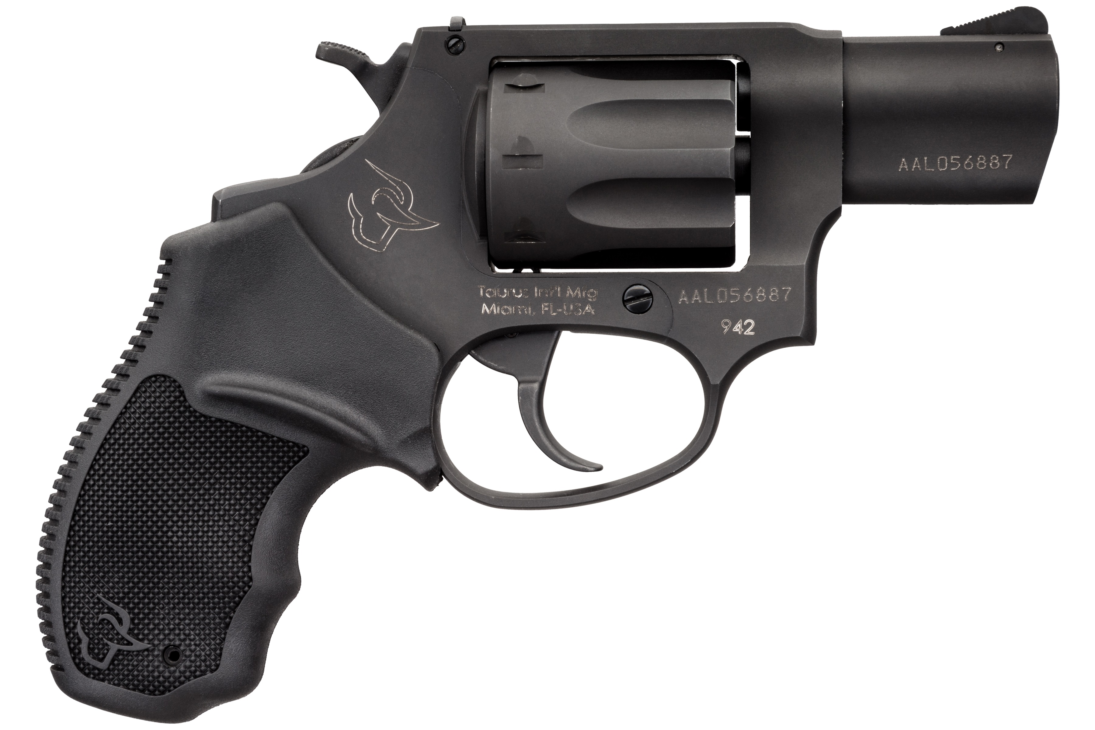 TAURUS 942 22LR BK/BK 2″ 8RD CA