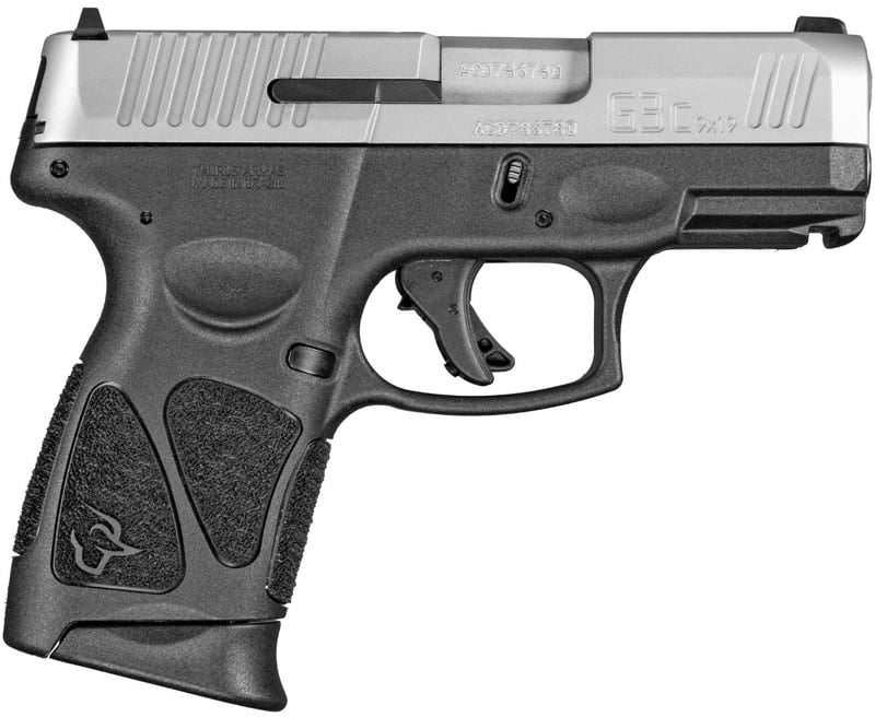 TAURUS G3C 9MM BK/SS 3.2″ 12+1 2 MAGS