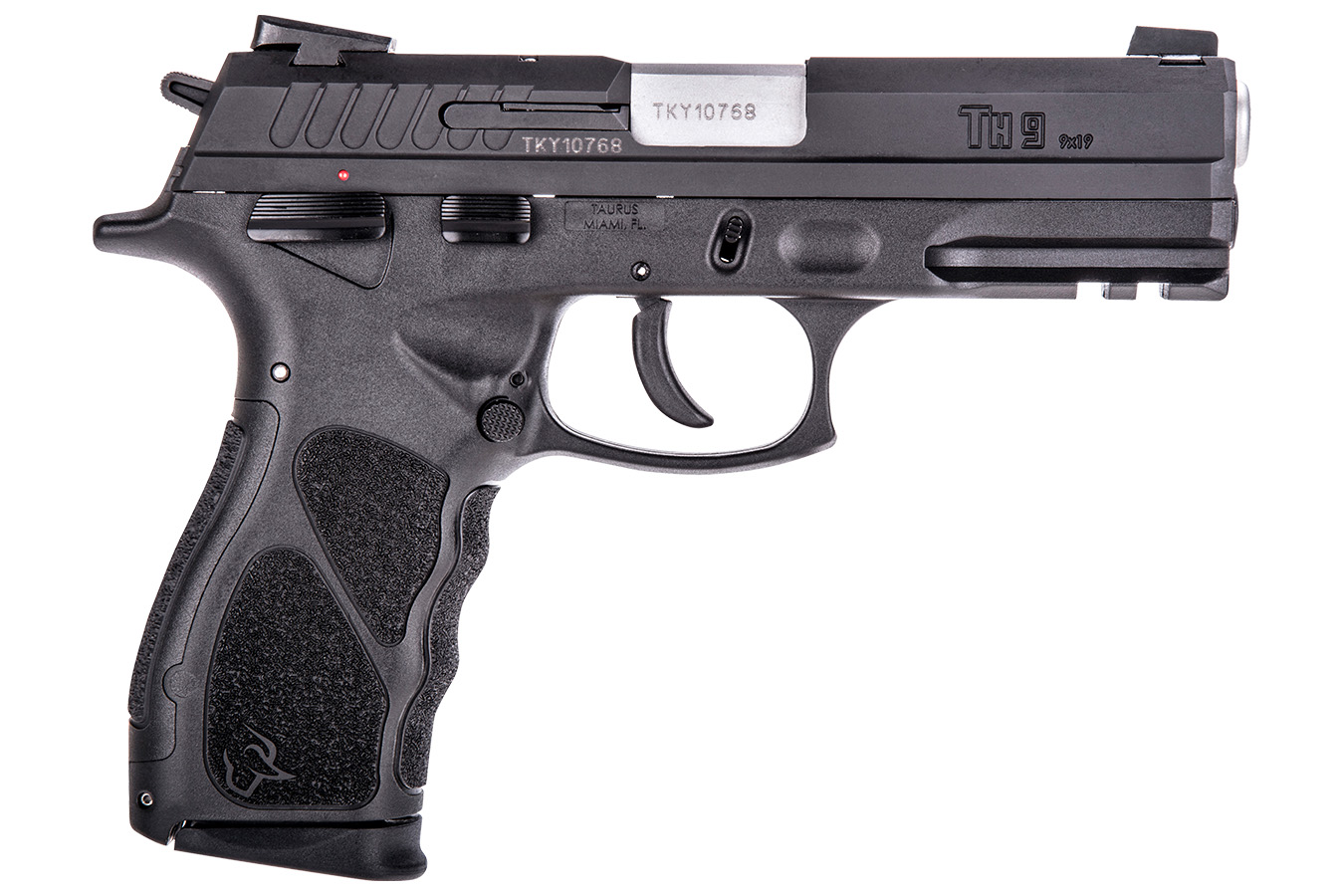 TAURUS TH9 9MM BLK/BLK 4.3″ 17+1 SFTY