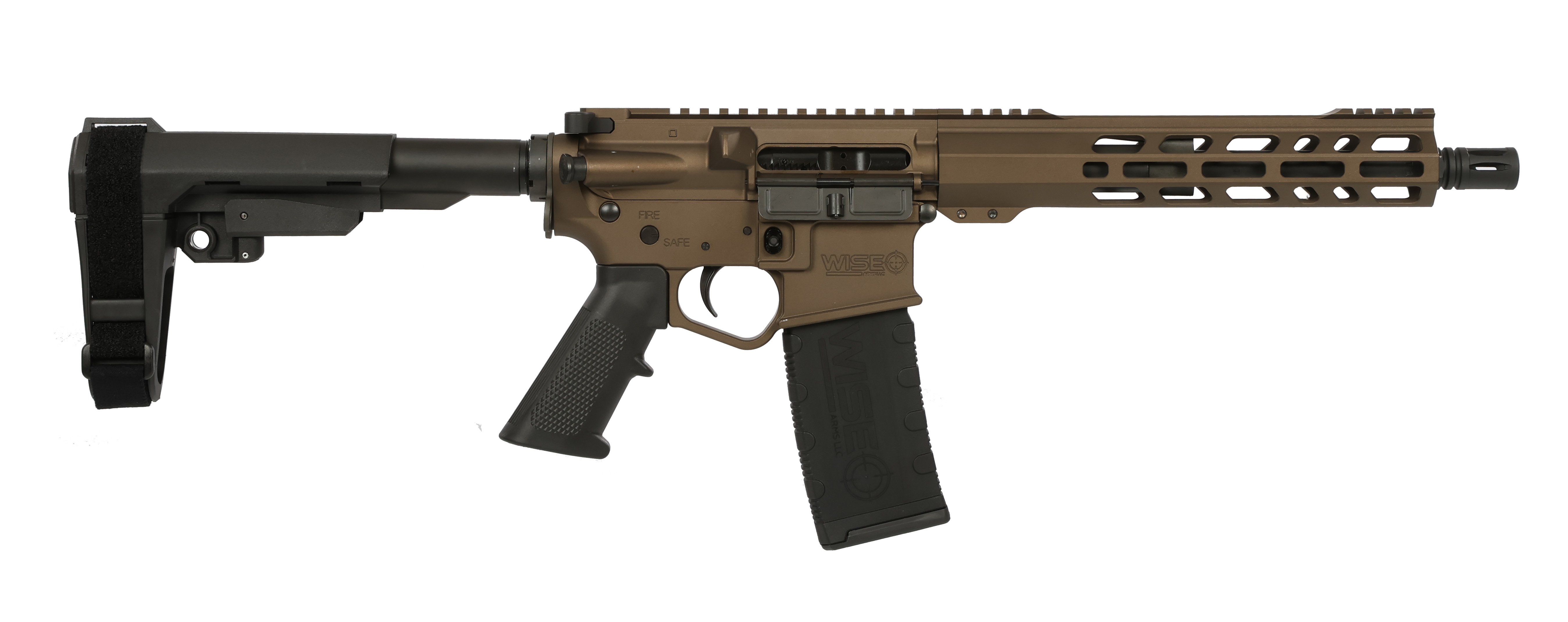 WISE ARMS WA-15B 5.56MM BRZ 10.5″ SBA3