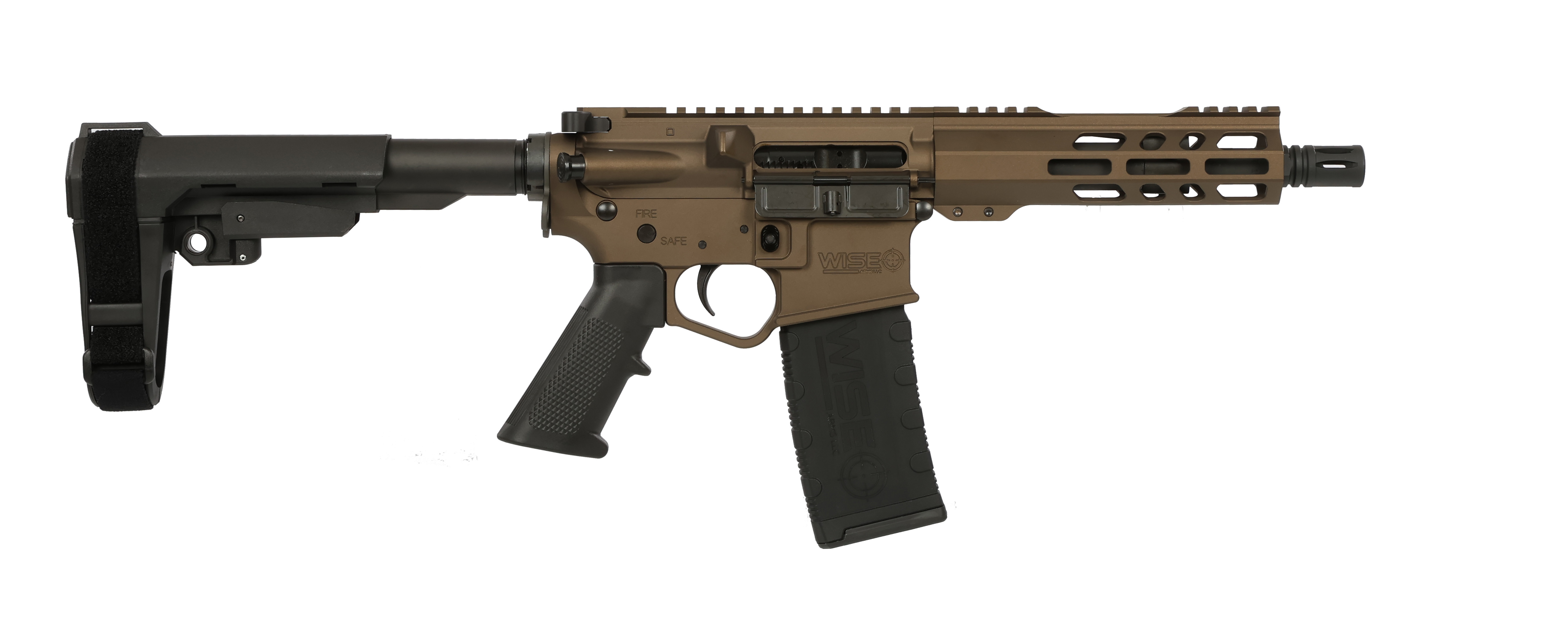 WISE ARMS WA-15B 5.56MM BRZ 7.5″ SBA3