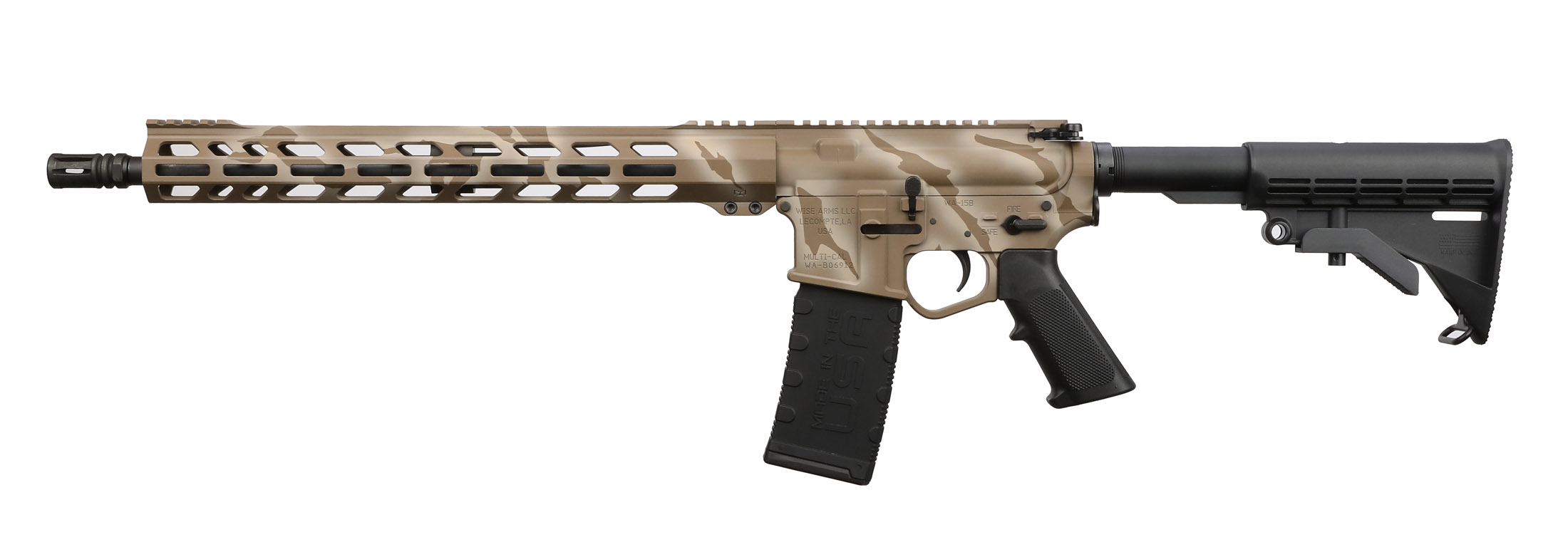 WISE ARMS WA-15B 5.56MM FDE TIGER 16″
