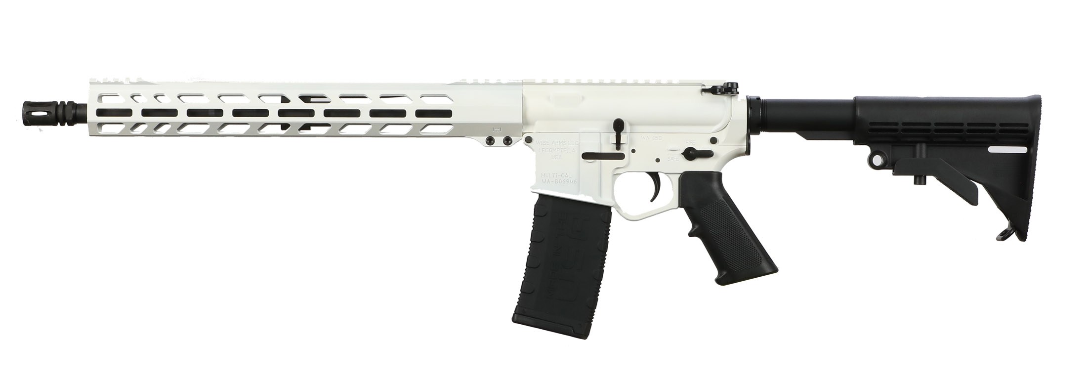 WISE ARMS WA-15B 5.56MM WHITE 16″