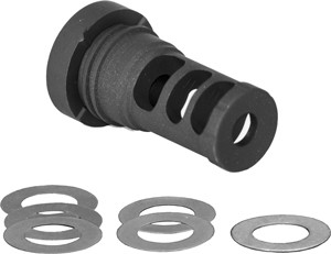 YHM QD MUZZLE BRAKE ASSEMBLY – 5.56MM FOR 1/2X28 THREADS