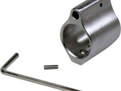 GUNTEC LOW PROFILE GAS BLOCK – .750 DIA STAINLESS STEEL