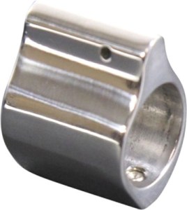 GUNTEC LOW PROFILE GAS BLOCK – .750 DIA POLISHED STAINLESS
