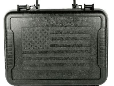 BOYT SINGLE HANDGUN HARD – CASE 11″ USA FLAG BLACK
