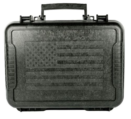 BOYT SINGLE HANDGUN HARD – CASE 11″ USA FLAG BLACK